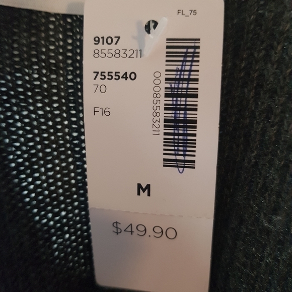 Reitman's Pullover Mock Neck Sweater Vest Dress With Side Snaps - Picture 8 of 8